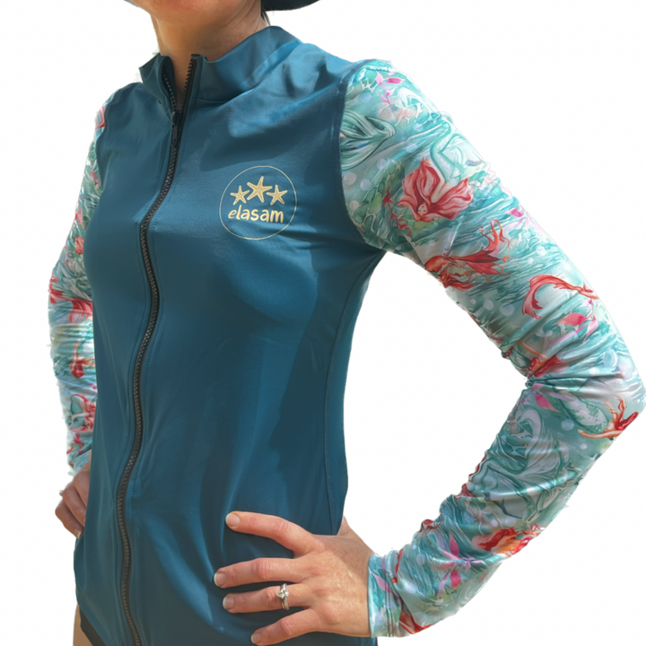 Women’s ‘Mer-made with Love’ Long Sleeve Rashie