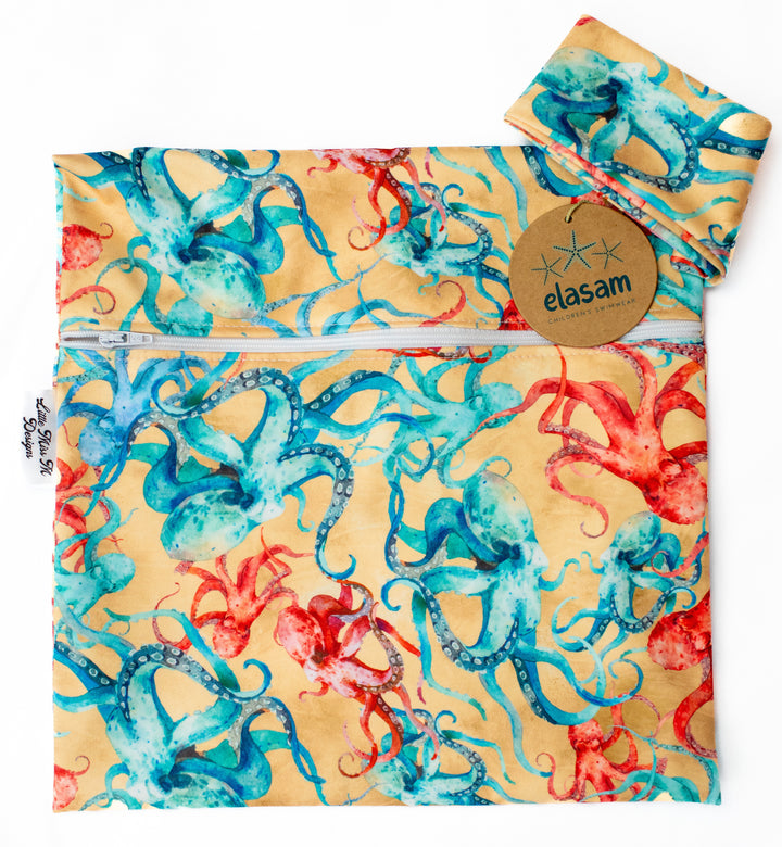 Tenta-cool Children's Rashie and Swim Shorts set plus FREE matching Wet Bag