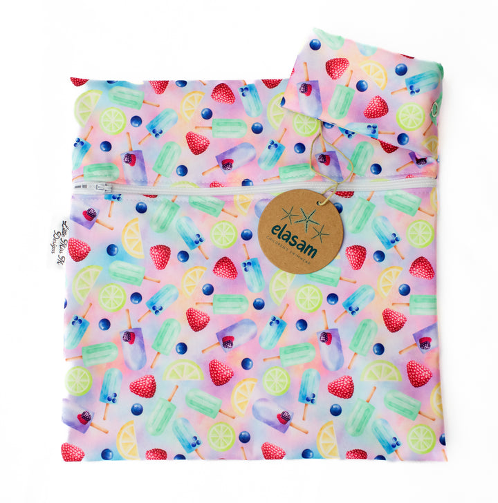 Anything is popsicle! (purple) Swim Wet Bag