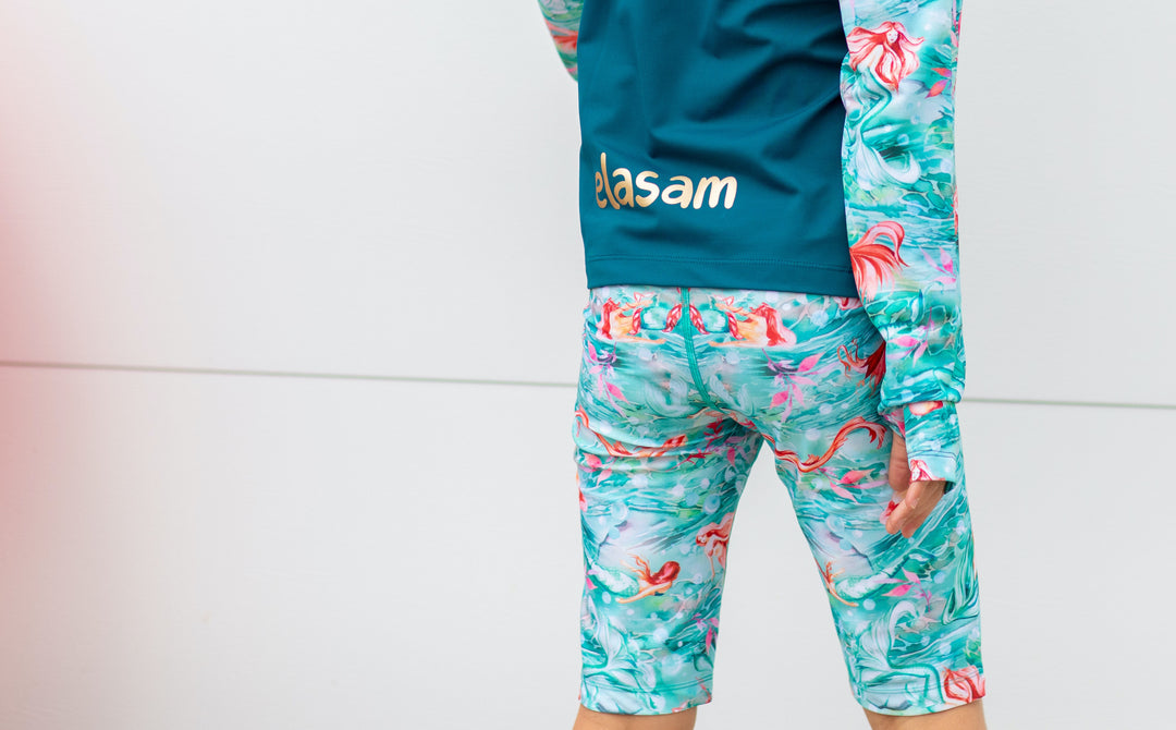 Mer-made with Love Children's Swim Shorts - above knee