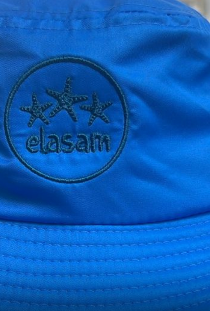 Elasam Kid's Surf Hats - I Sea You! Blue - One Size