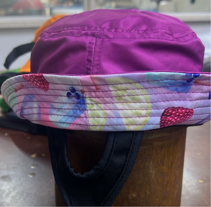 Elasam Kid's Surf Hat - Anything is Popsicle! Fuschia - One Size