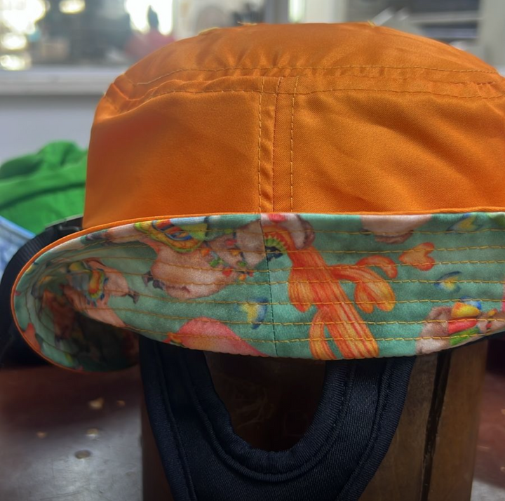 Elasam Kid's Surf Hat - Alpaca Dreams! Orange - One Size